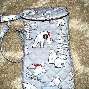 Vera Bradley polar bear little purse
